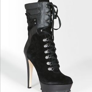 Bebe Yvette Black Boots size 6